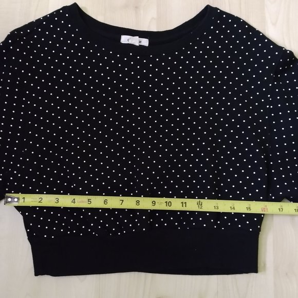 Garage 80s Cropped Sweatshirt | Size Small - Picture 3 of 4